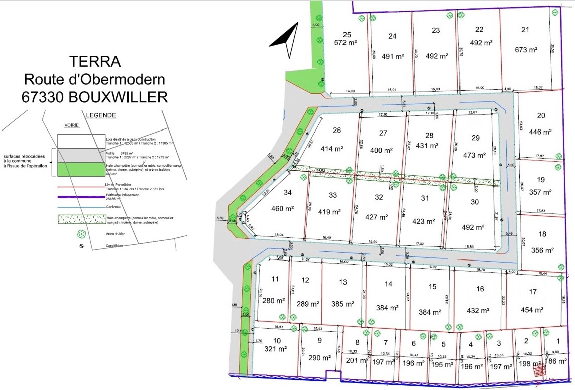 Plan de vente les Coteaux